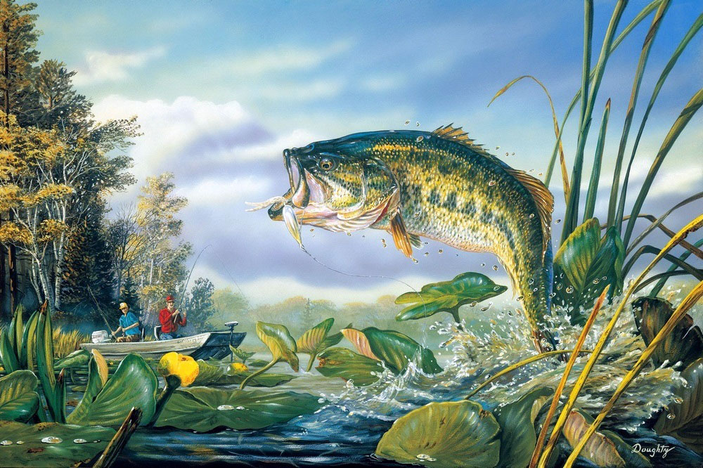 Сказки басс. Терри Даути картины рыба. Терри Даути художник картины. Картины на тему рыбалка. Рыбы и рыбалка.