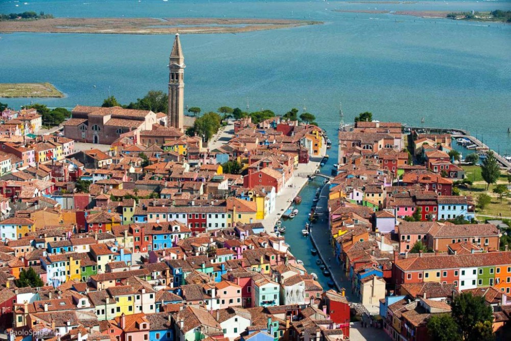 Фото города венеция сверху