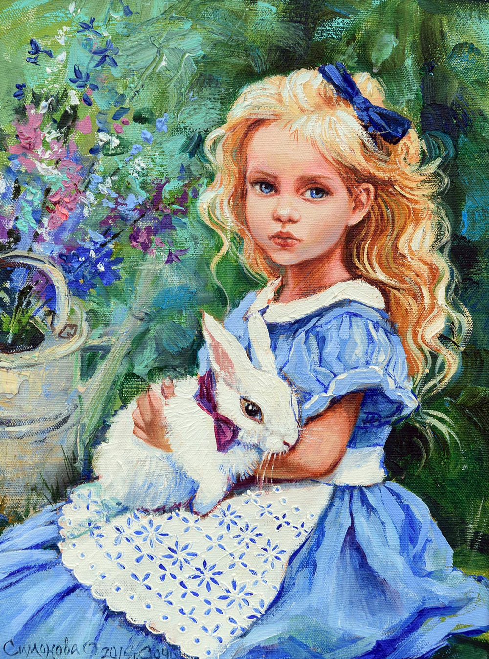 Художник Симонова Ольга Алиса и белый кролик