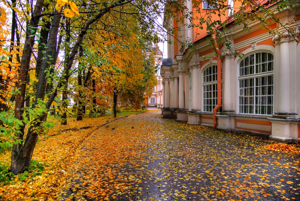 Санкт петербург осенью