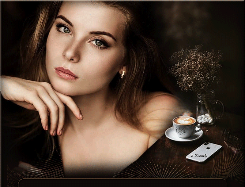 Женщина кофе аромат русский язык