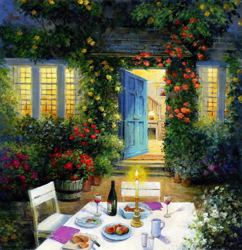 в саду было множество. картинки для описания. яблоня с яблоками в саду. сад живопись. Peter mcgowan художник картины.