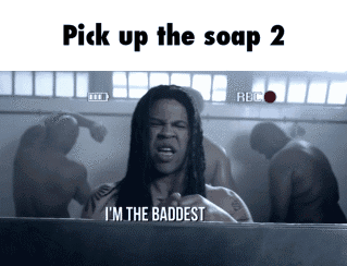 уронил мыло