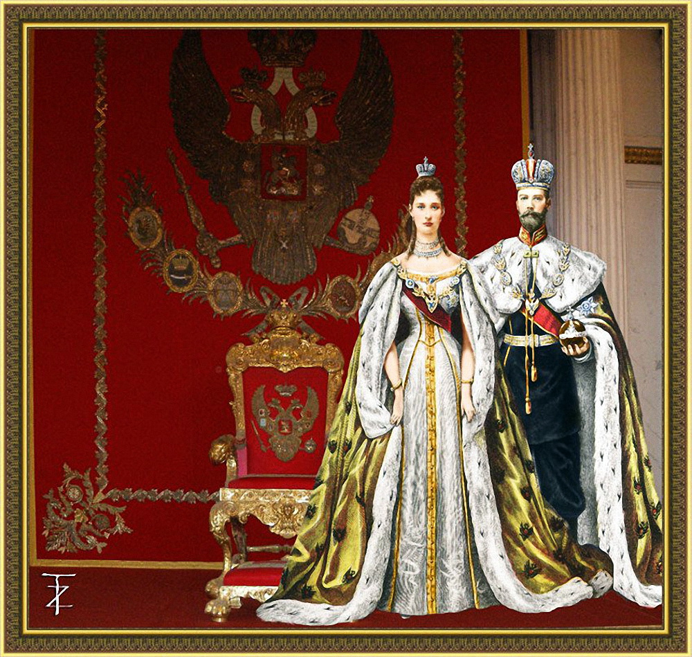 Коронация Николая 2 и Александры Федоровны