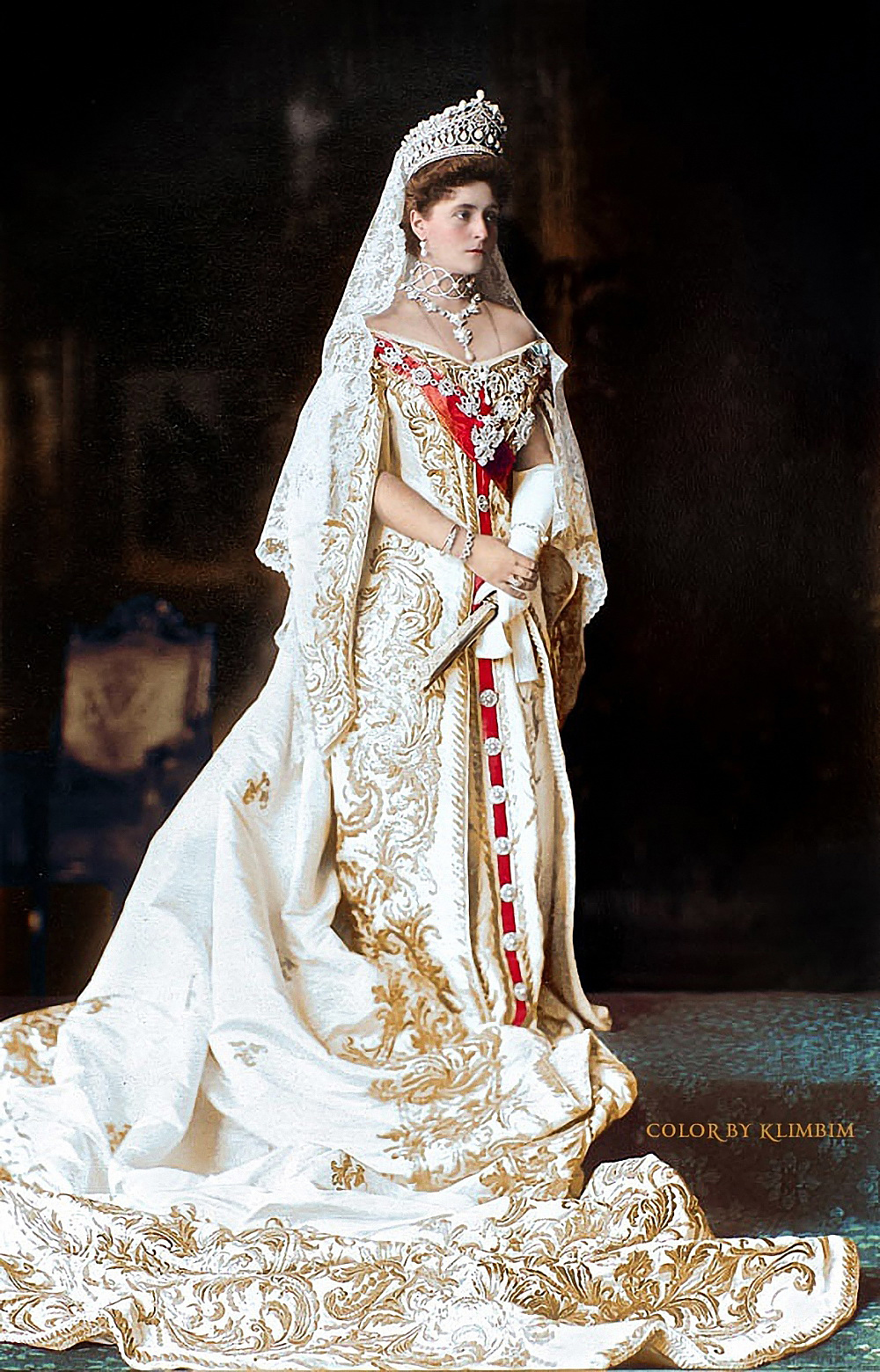 Подвенечное платье Александры Федоровны