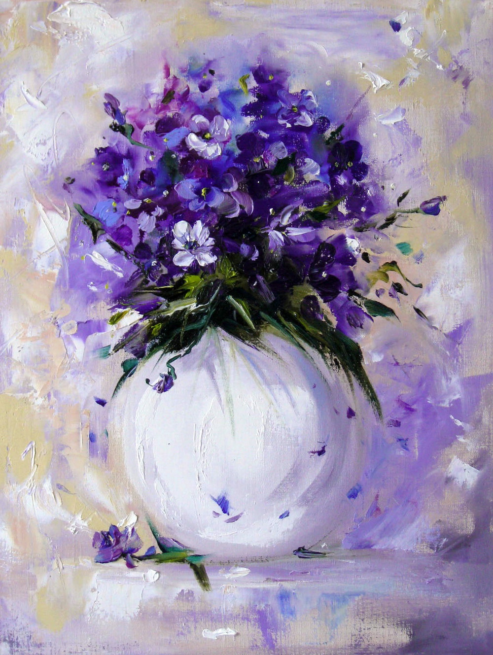 Фредерик Уайт фиолетовые цветы