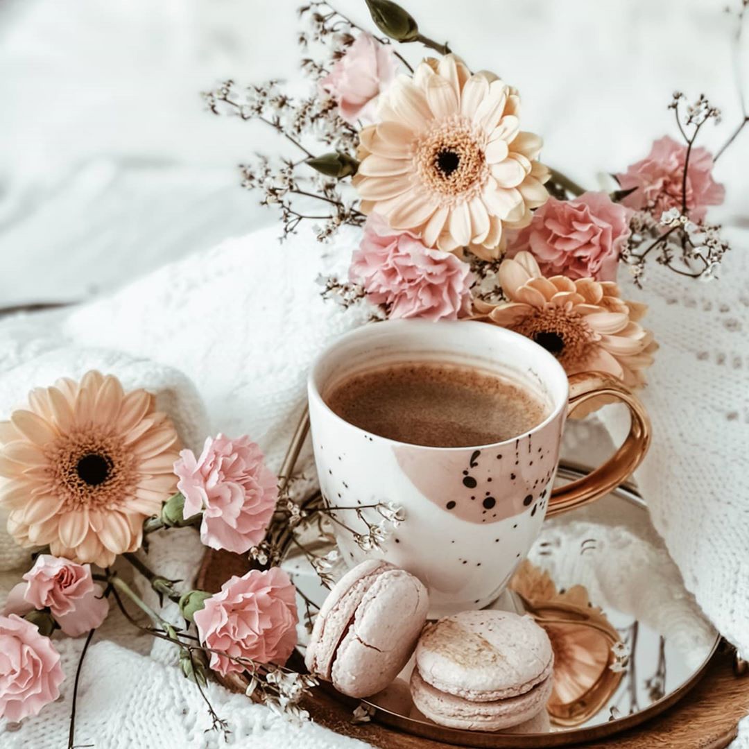 доброе утро любимая кофе цветы картинки