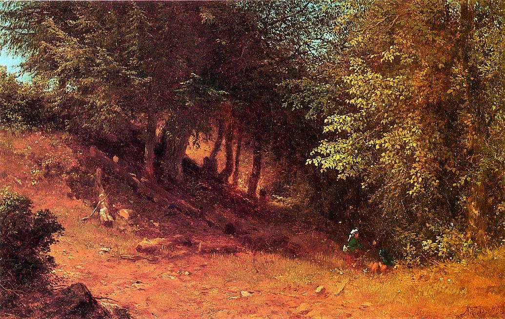 Albert-Fitch-Bellows-Picnic-in-a-Summer-Landscape