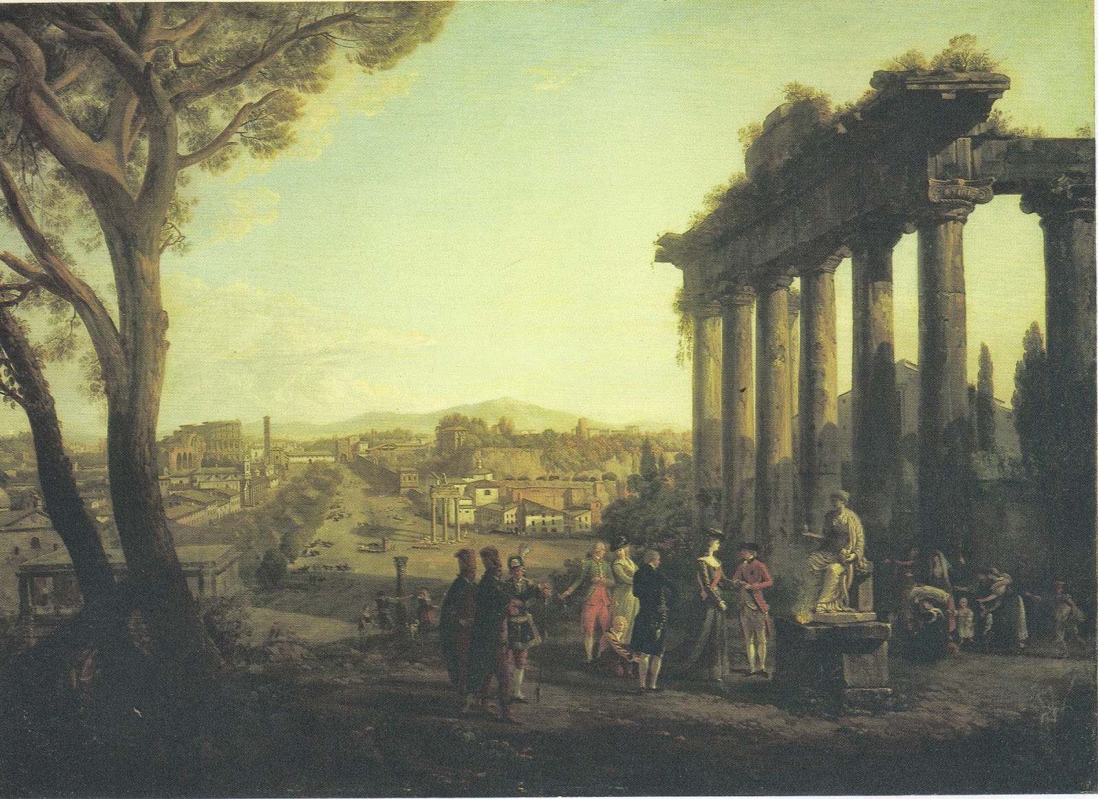 Ducros The Grand duke Paul and his retinue in the forum Romanum 1782 (1)