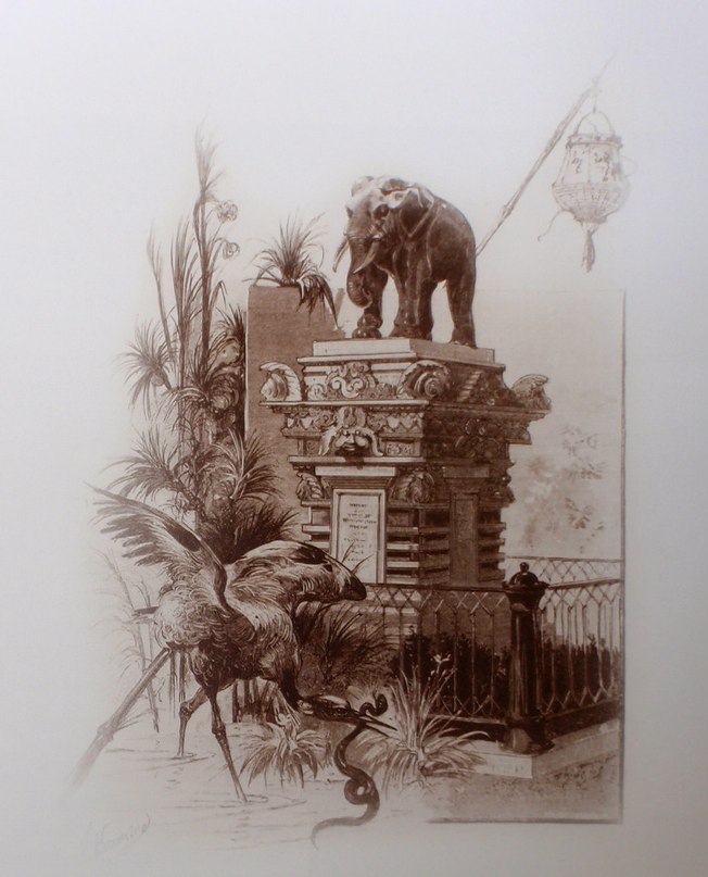 Statuya-slona-risunok-russkogo-hudozhnika