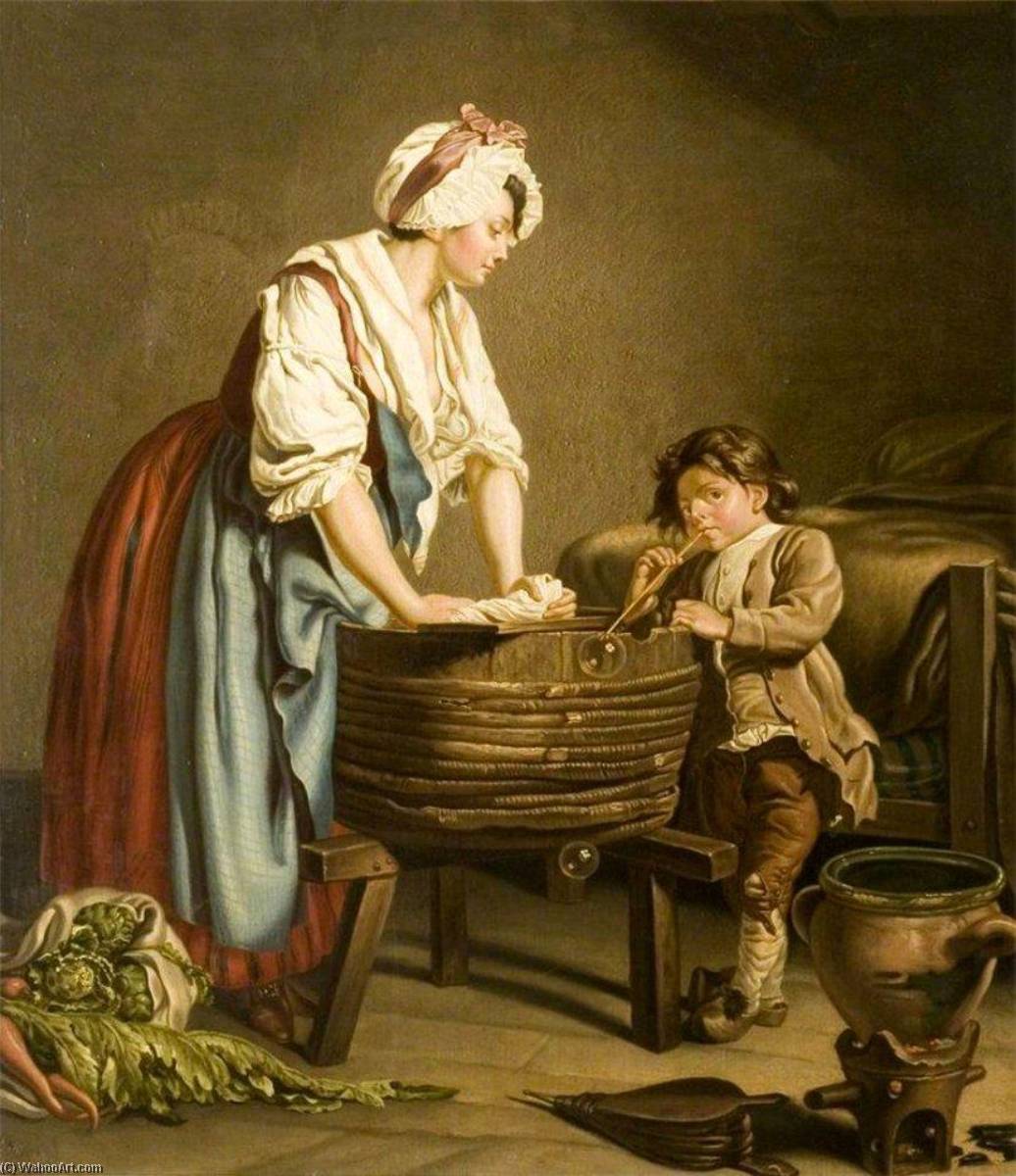 Josephus-Laurentius-Dyckmans-Lady-Standing-at-a-Wash-Tub