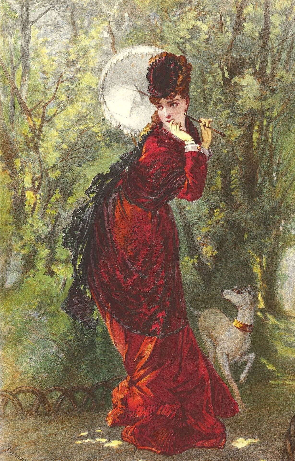 Philippe Jacques LINDER (French, 1835-1914)-Catherine La Rose (3)