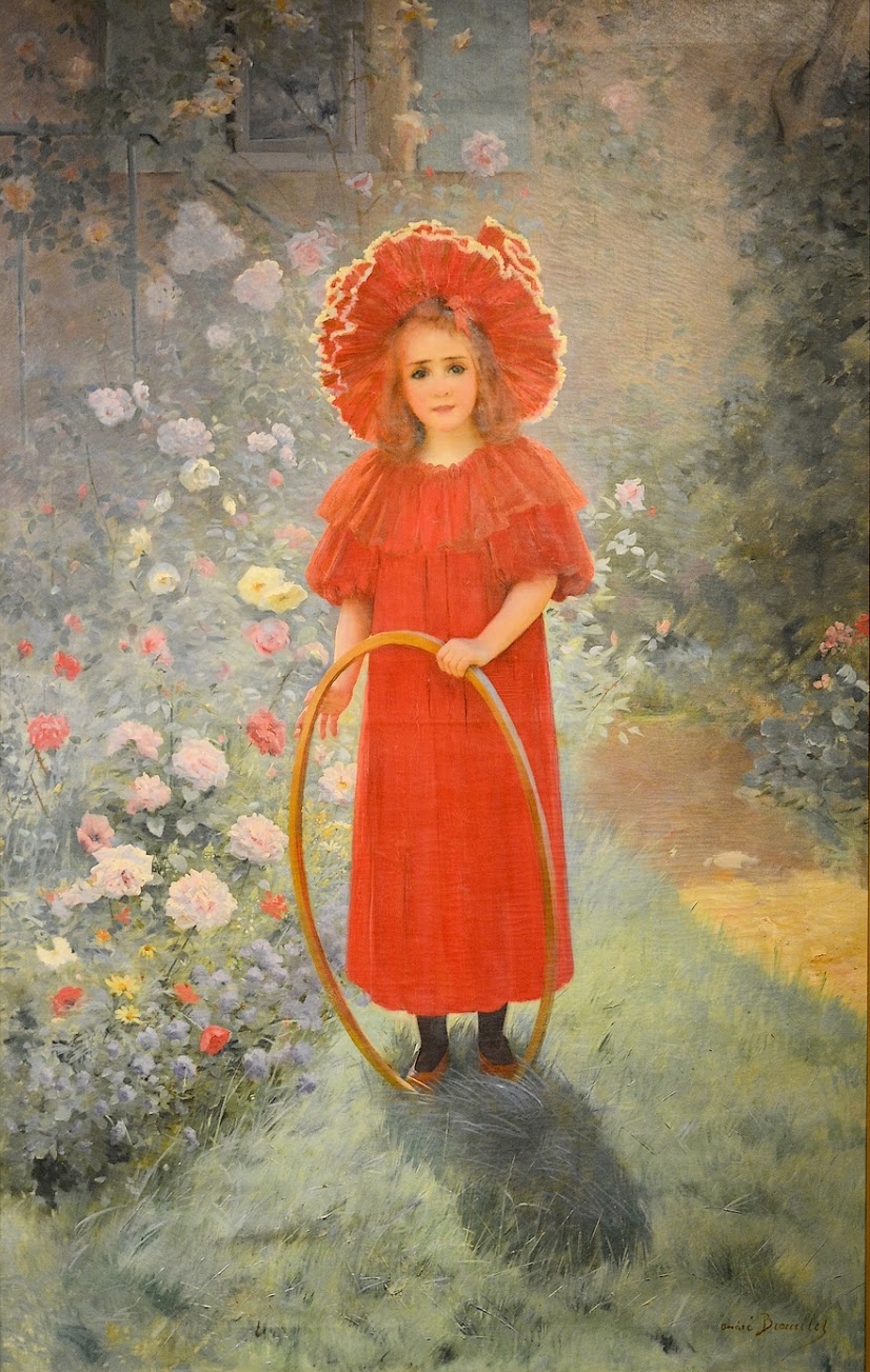Andre-Brouillet-La-Petite-Fille-en-Rouge-Musee-Sainte-Croix-de-Poitiers-Vienne