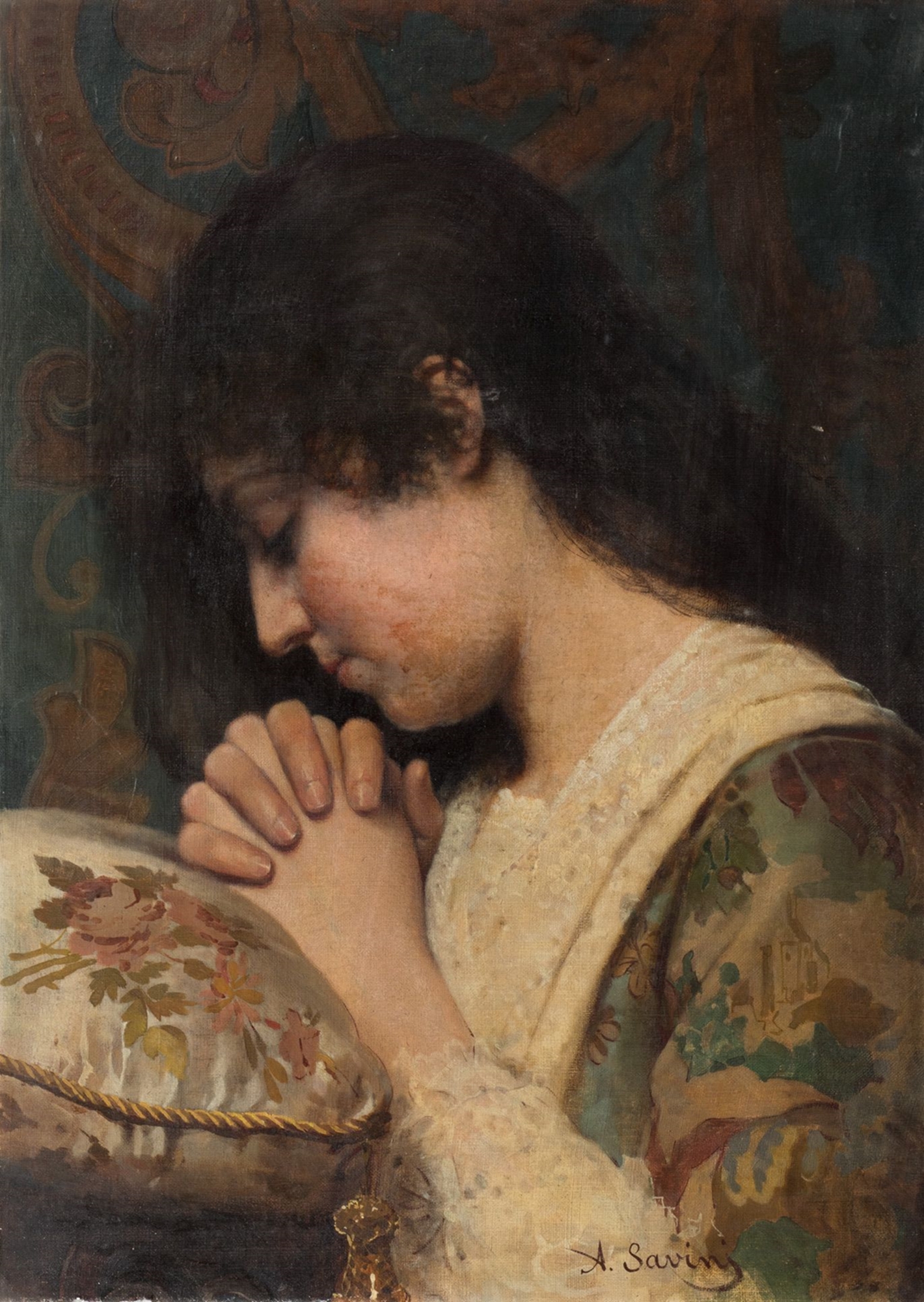 Alfredo-Savini-Ragazza-in-preghiera