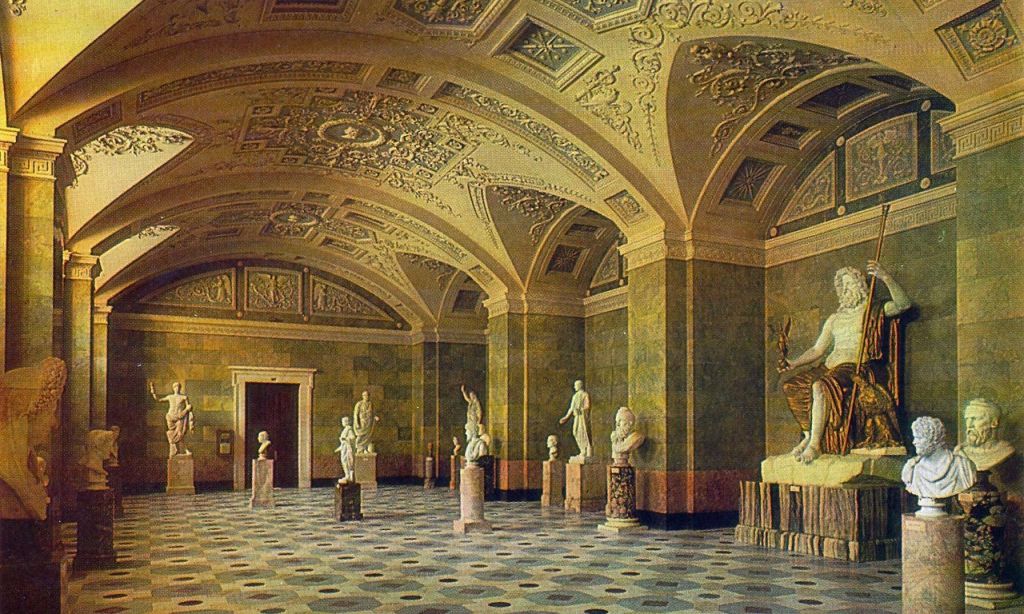 25.Зал Юпитера был задуман по проекту Лео фон Кленце как