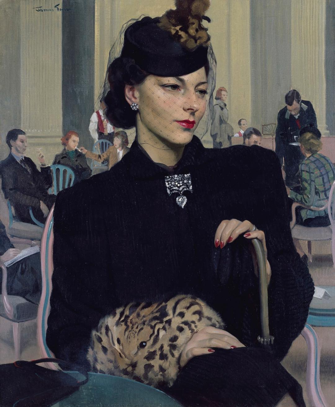 Herbert-James-Gunn-Pauline-Waiting
