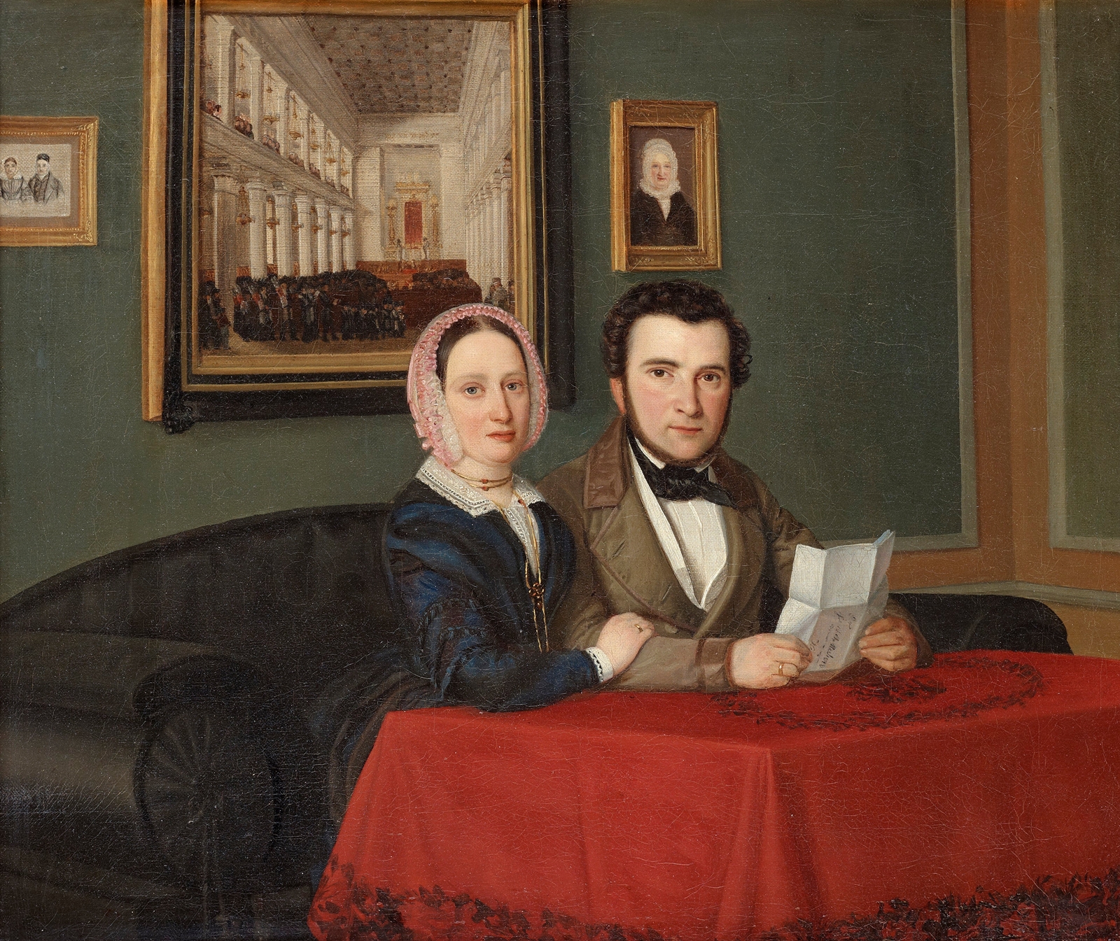 Geskel Saloman (1821-1902)Portrait of Moses and Hanne Ruben, Copenhagen - Catherine La Rose