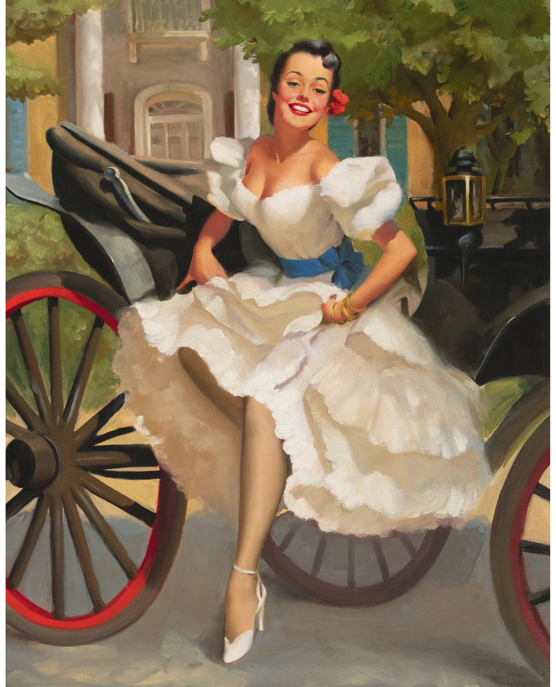 gil-elvgren-woman-in-white-stepp