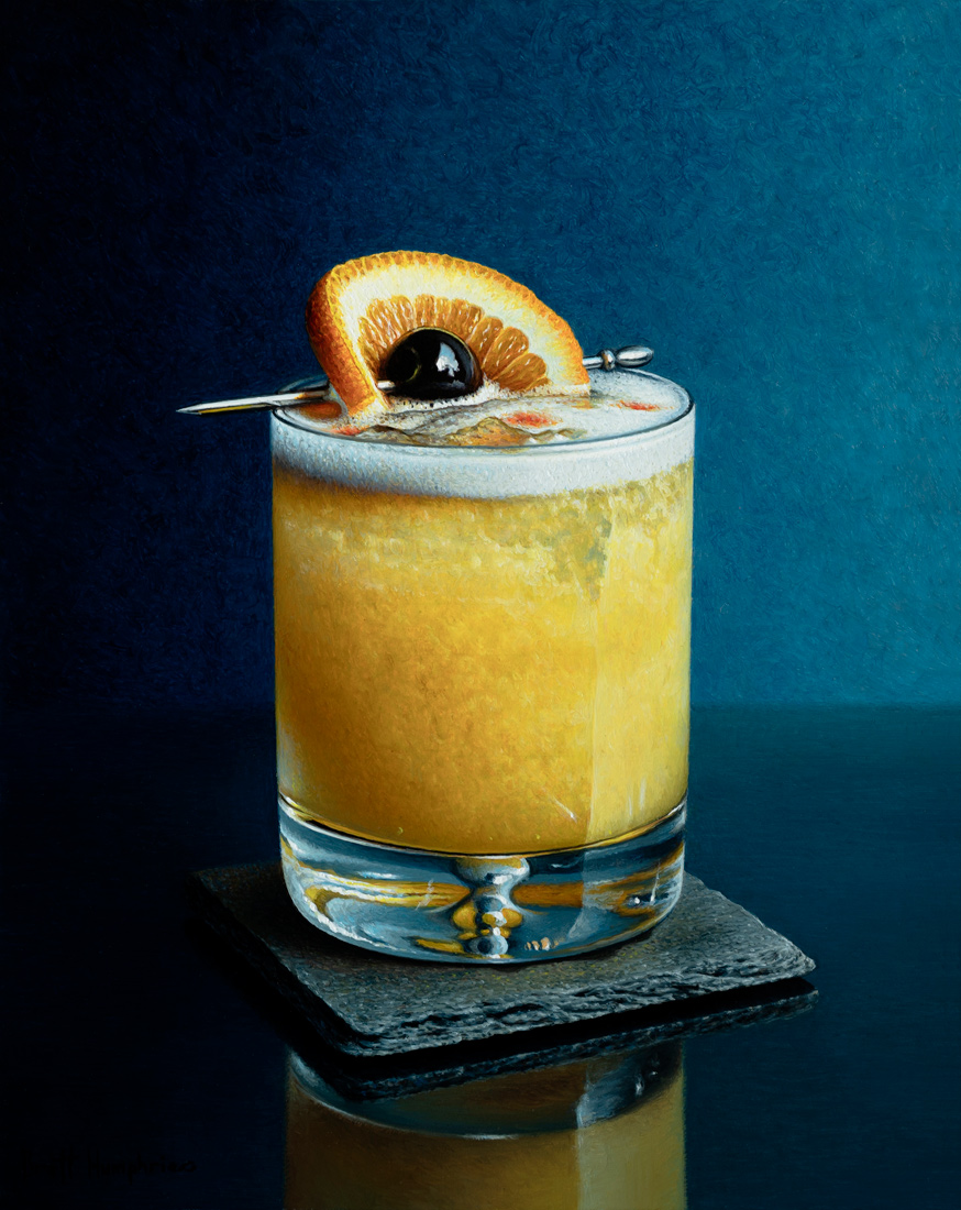 brett-humphries-whiskey-sour-24-x-19-cm-original-oil-paintings-still-life-artist-catto-gallery-hamps