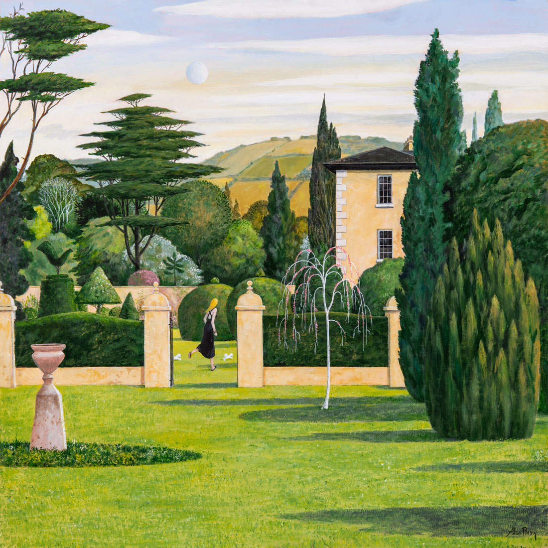 Alan-Parry-John-Nash-House-80x80cm-painting-artist-contemporary-art-galleries-London-fineart-exhibit