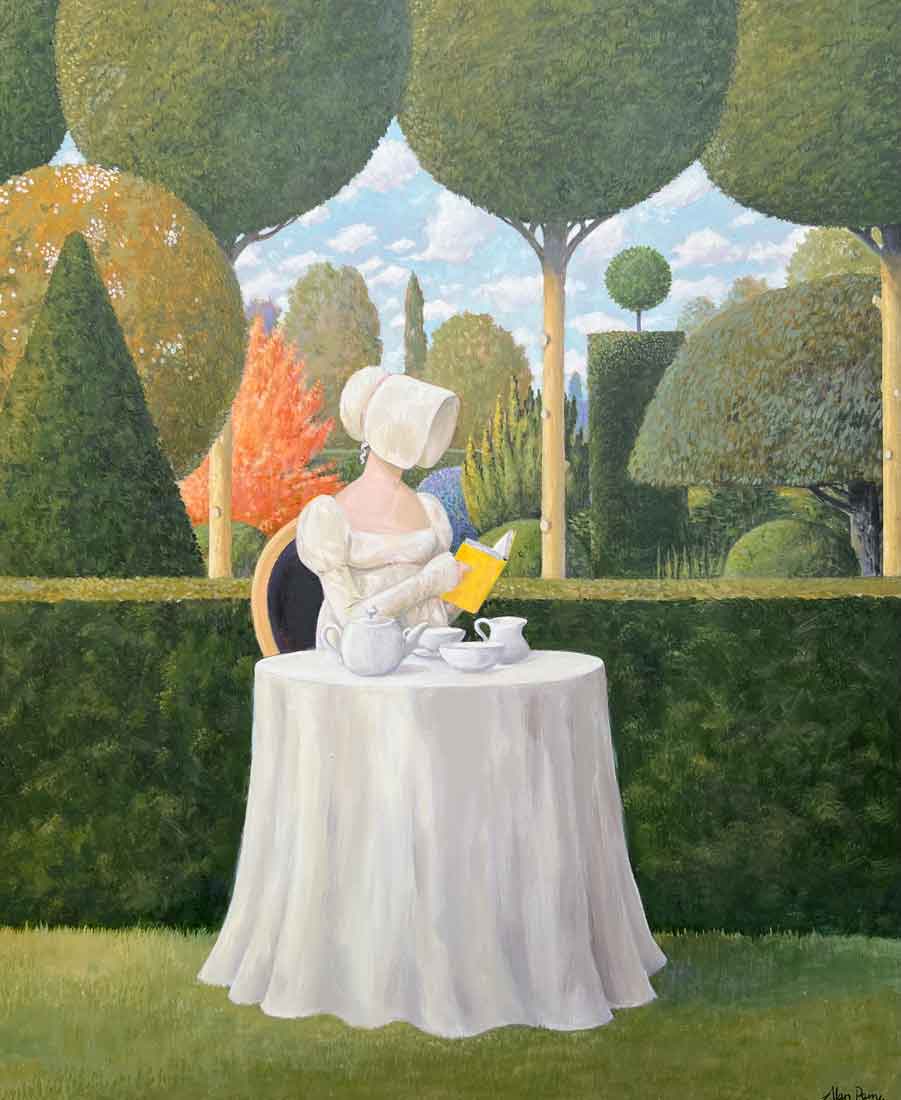 Alan-Parry-Tea-and-Jane-Austin-Acrylic-62-x51cm