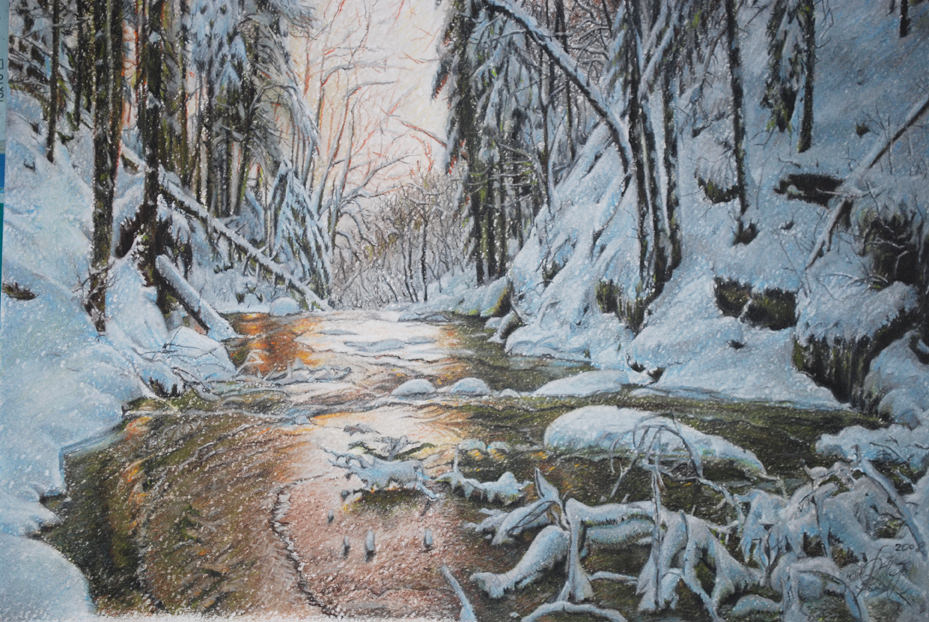 kartina-pastelyu-zimnij-ruchej