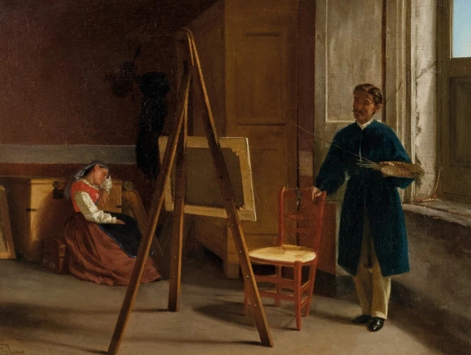 nello-studio-del-pittore-O9PAF