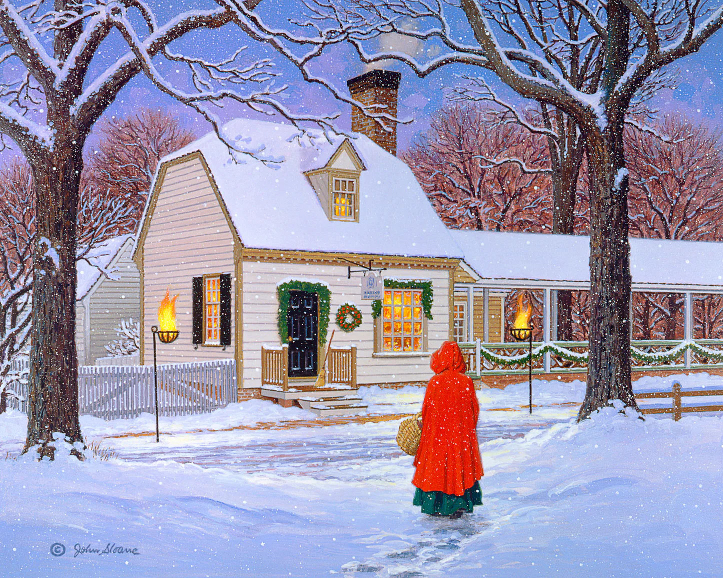 ColonialEveningLightsbyJohnSloan