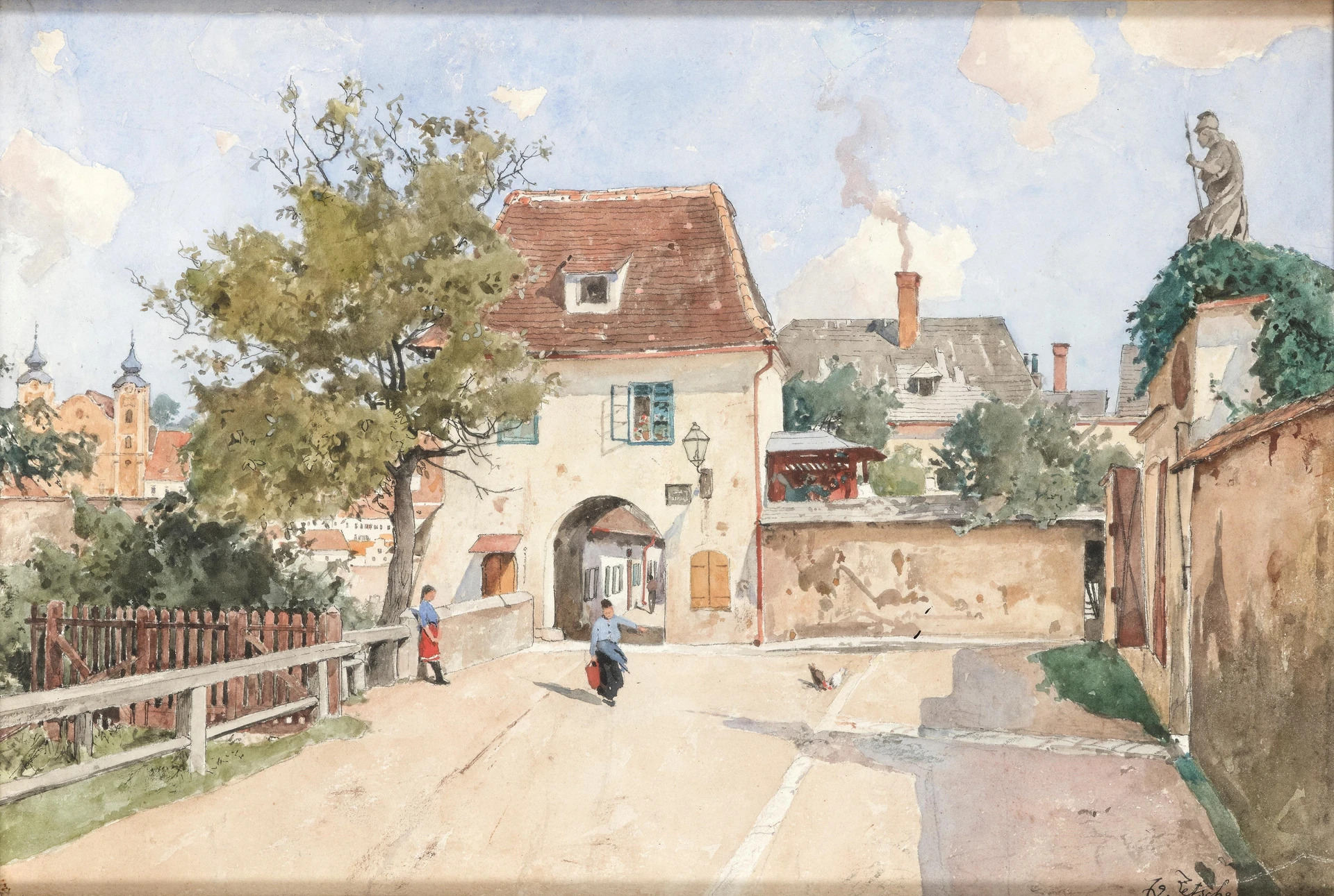 eduard-zetsche-vor-dem-stadttor-