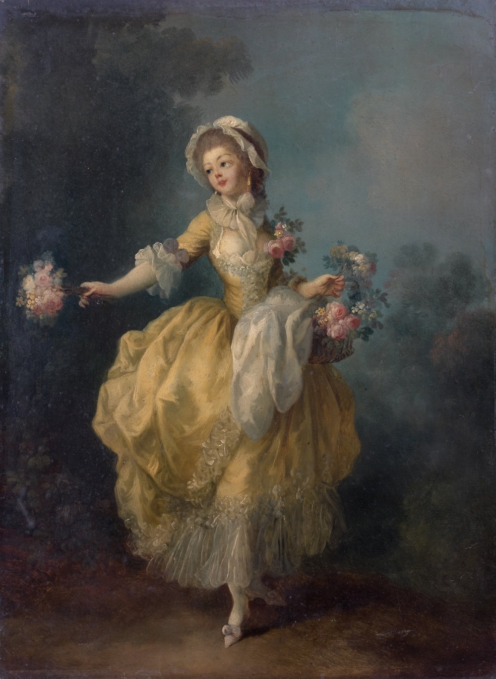 3 Молодая женщина в желтом платье (Jeune femme a la robe jaune)_31 х 24_