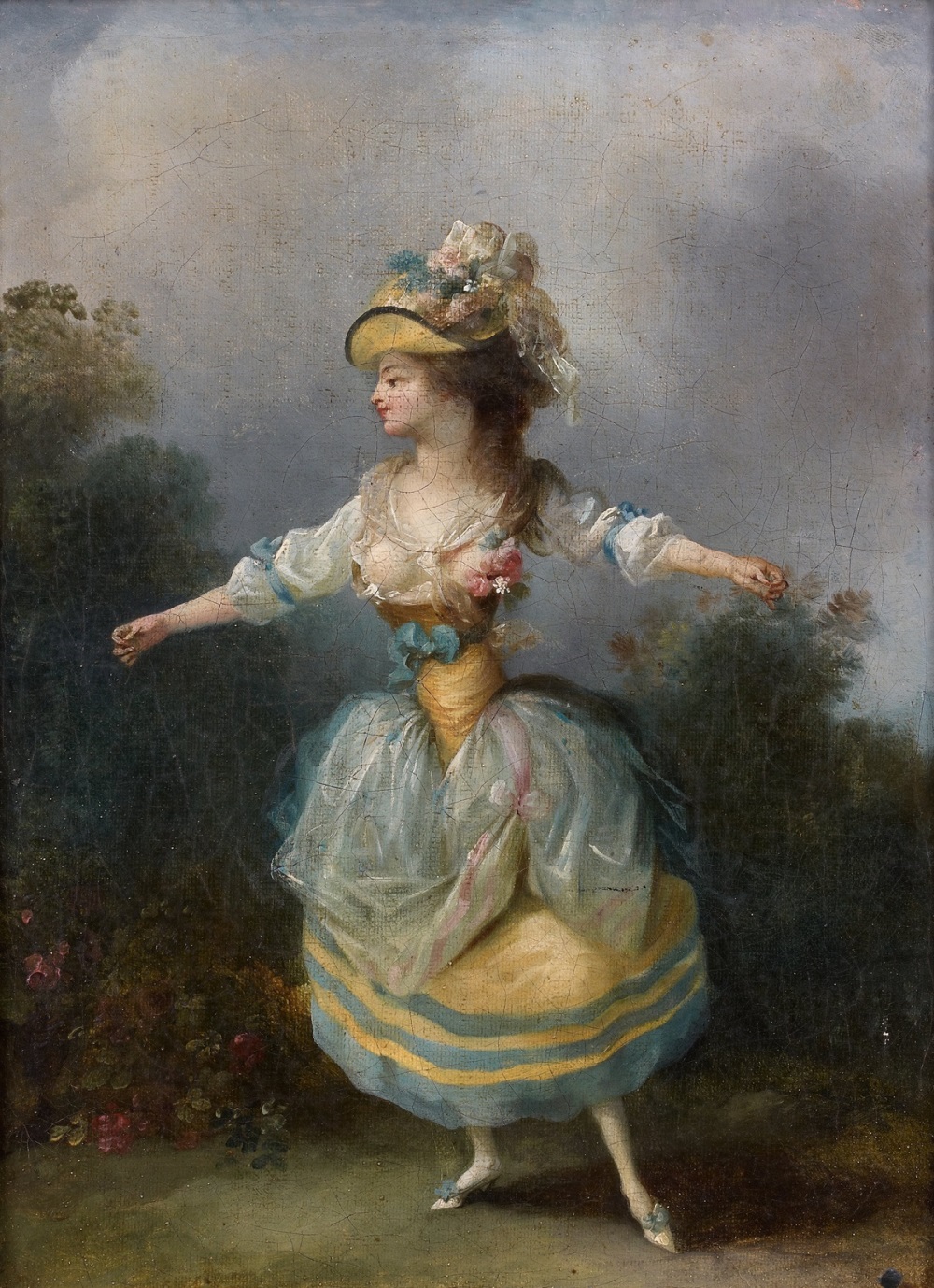 7 Танцовщица в синем с желтым платье (Danseuse a la robe bleue et jaune