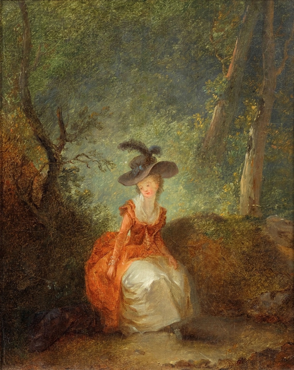 14 Молодая женщина, сидящая в парке (Jeune femme assise dans un parc)_26
