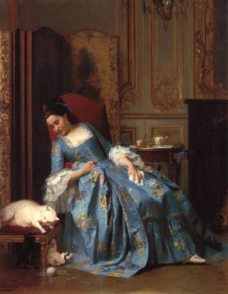 Caraud_Joseph_Idlle_Hours_1863_Oil_On_Panel-large