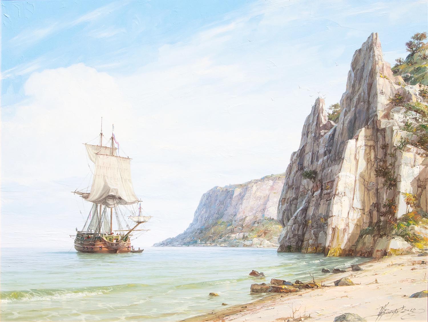 Chernenko-018-ship_sea_rock-b