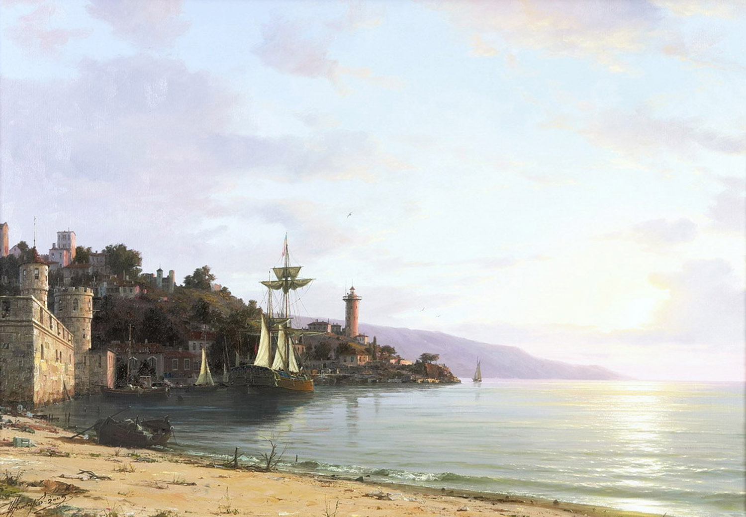 Chernenko-072-sea_ship_pier_lighthouse-b