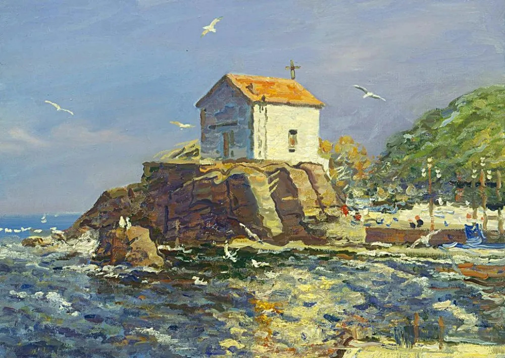 aleksei-evstigeniev-a-church-on-the-isle-of-lesbos-1999-e1271961691694