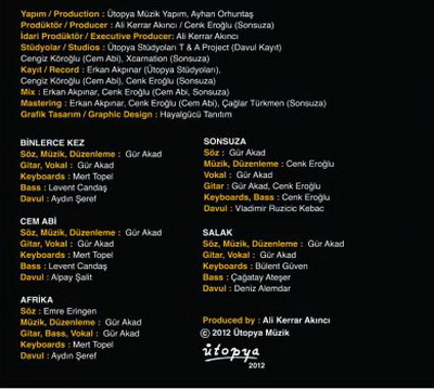 Gür Akad - Binlerce Kez (2012) 2