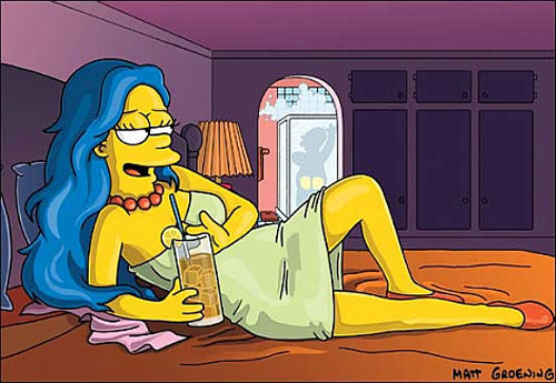 marge-simpson-bed