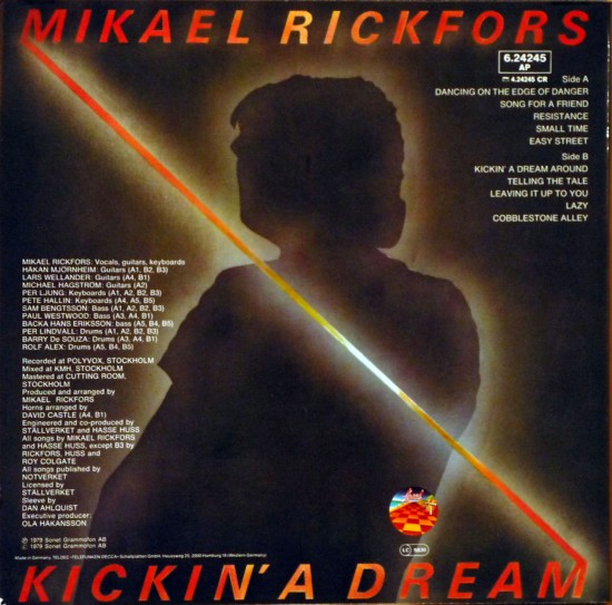 Mikael Rickfors Kickin A Dream Back
