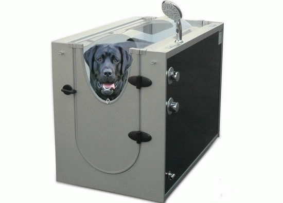 Canine-Shower-Stall