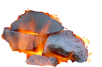 камни огонь