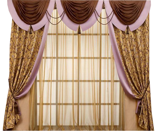 окно и шторы