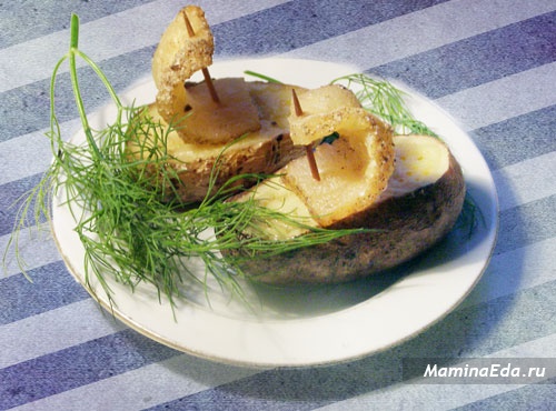картошка под парусом