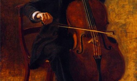 Томас Айкинс Виолончелист 1896 г