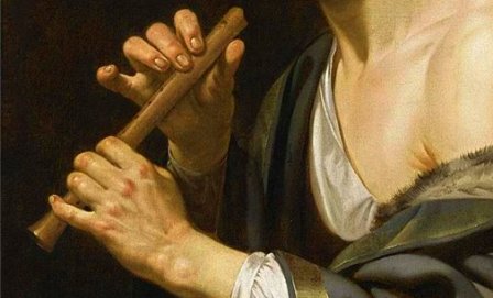 Жан ван Биглерт Shepherd Holding a Flute