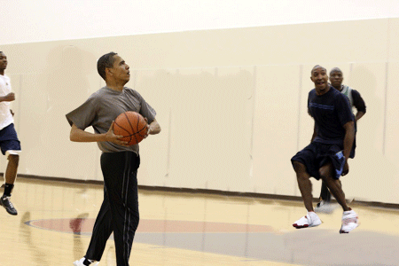 обама баскет