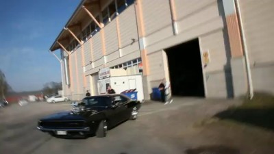 Victory burnout Supercharged Dodge Charger 68