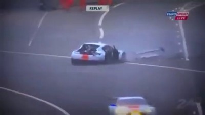 24H Le Mans - Aston Martin CRASH