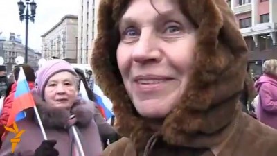 Митинг Гастарбайтеров на Манежной за Путина