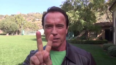 Arnold Schwarzenegger sends a message to the Ukrainian people